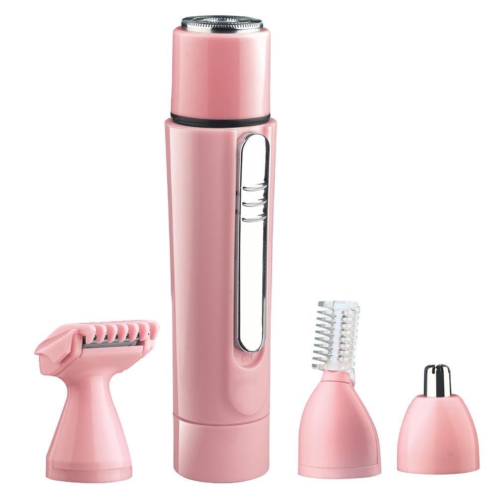 4 en 1 femmes Rechargeable sourcil nez épilation rasoir: Default Title