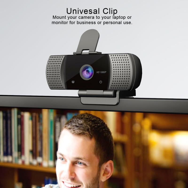HD 1080P USB WebCam Built-In Noise Cancellation Microphone Dynamic Resolution High-end Video Call Camera