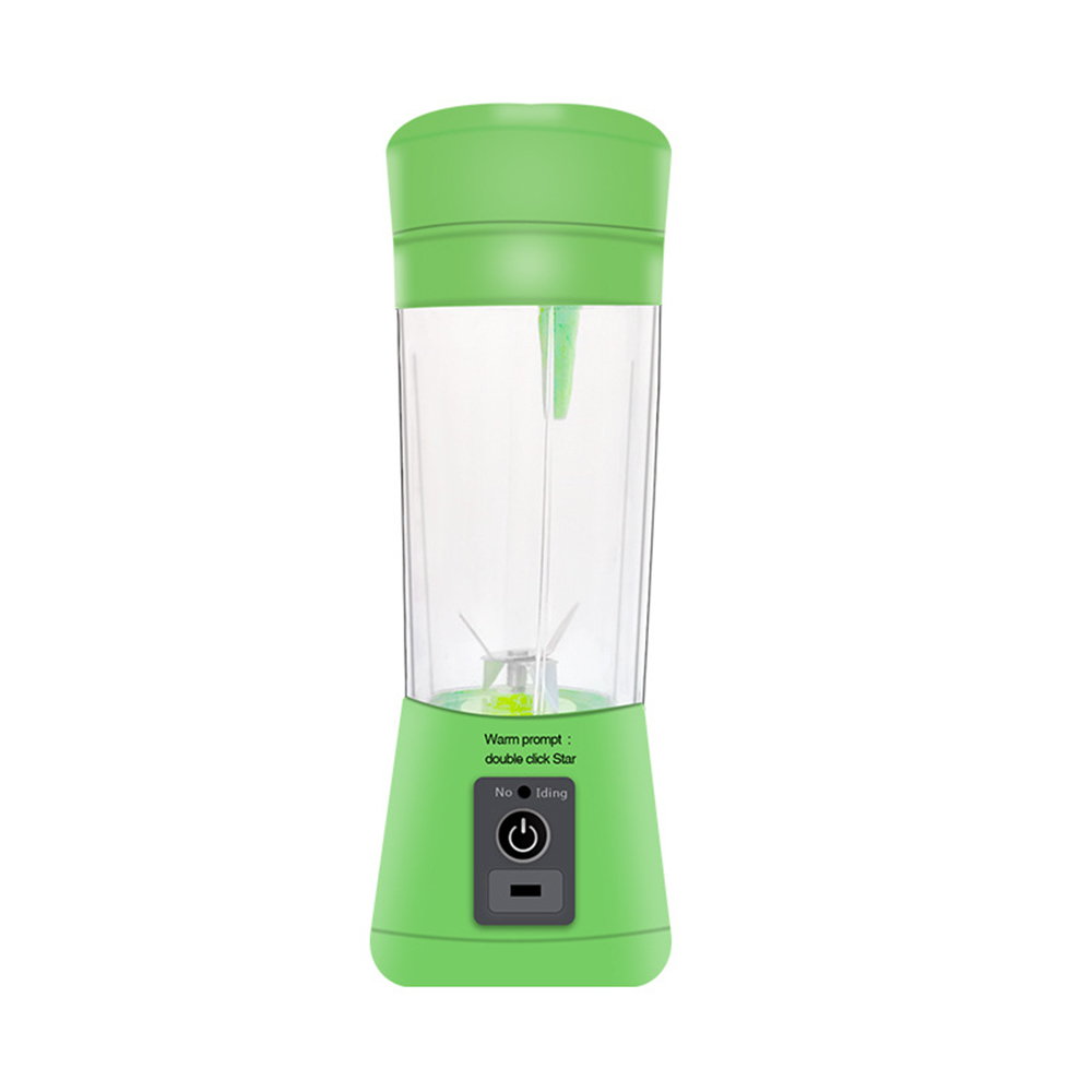 400 Mlportable Blender Usb Mixer Elektrische Juicer Machine Smoothie Blender Mini Keukenmachine Persoonlijke Blender Beker Sap Blenders: Six leaves  Green