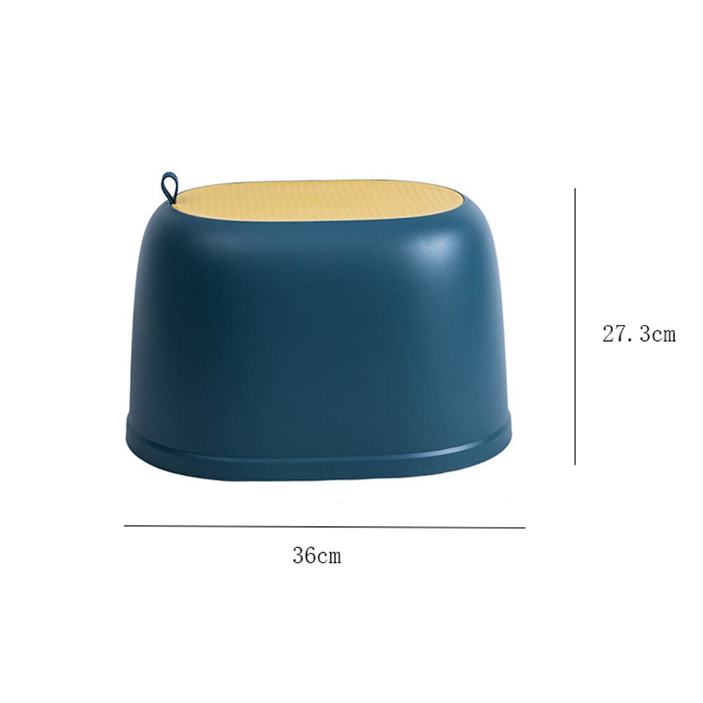 1pc Bench Anti Plastic Household Portable Bench for Living Room Bathroom Home