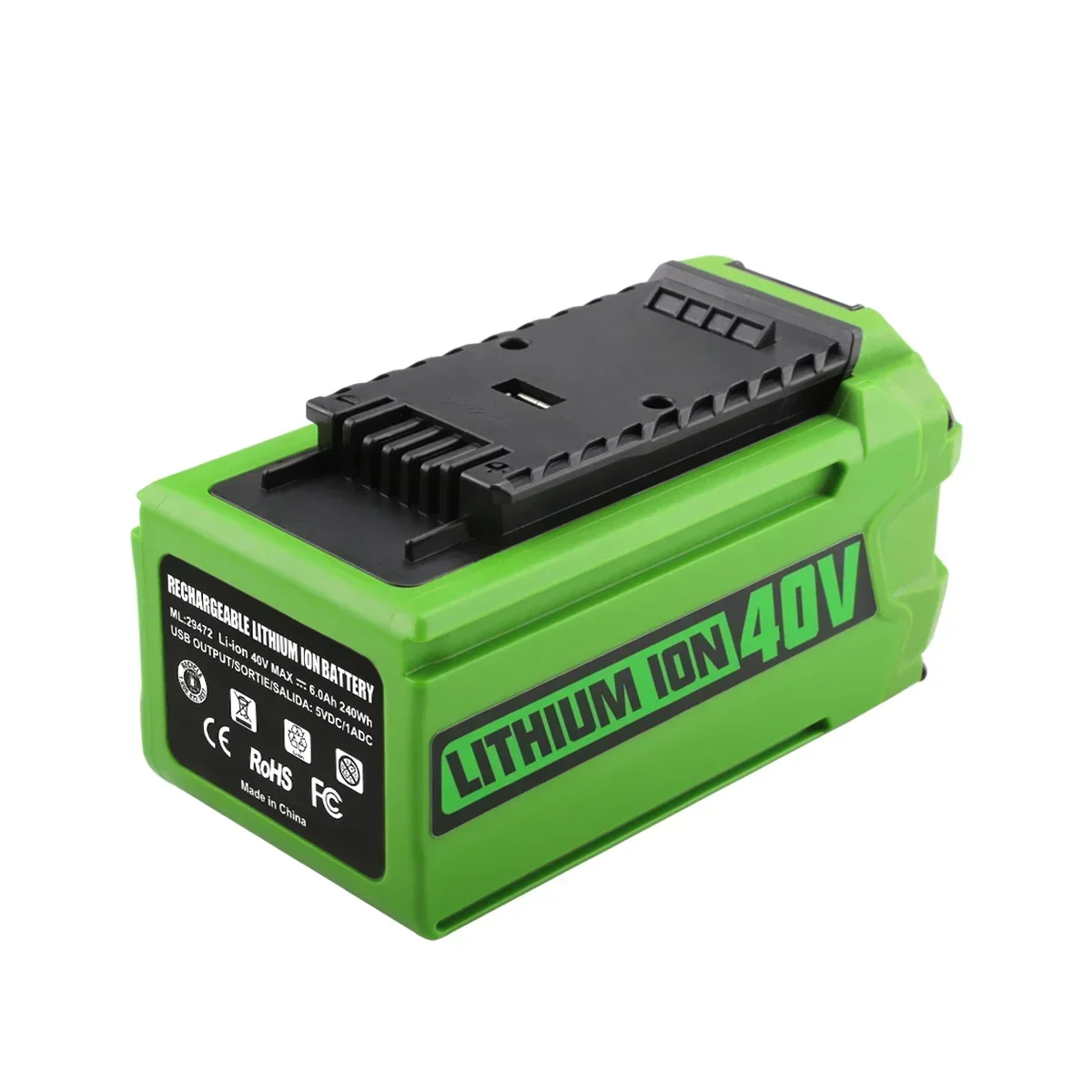 100% original para baterías Greenworks 40V 6Ah G-MAX fabricante de baterías de iones de litio batería de repuesto para herramientas eléctricas de cortacésped