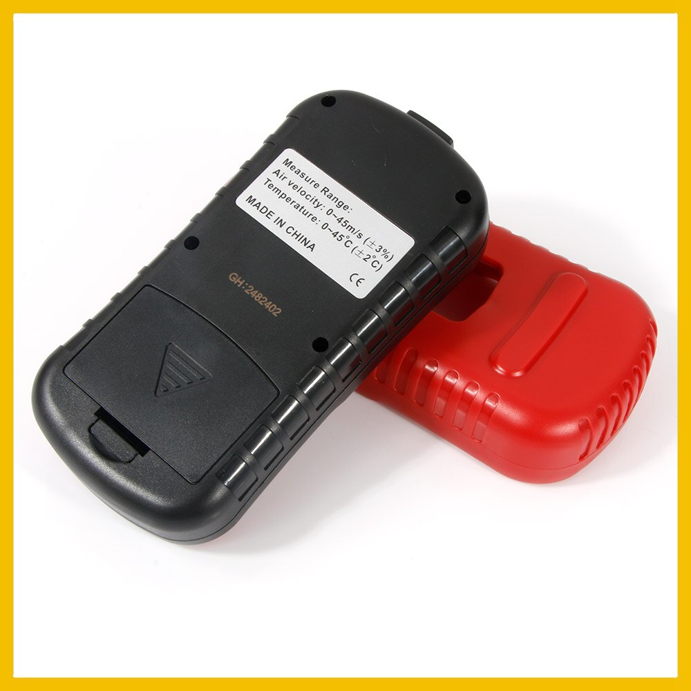 Digital Anemometer wind speed meter anemometer CFM/CMM GM8909 Air Flow instrument Gauge Temperature LCD Display