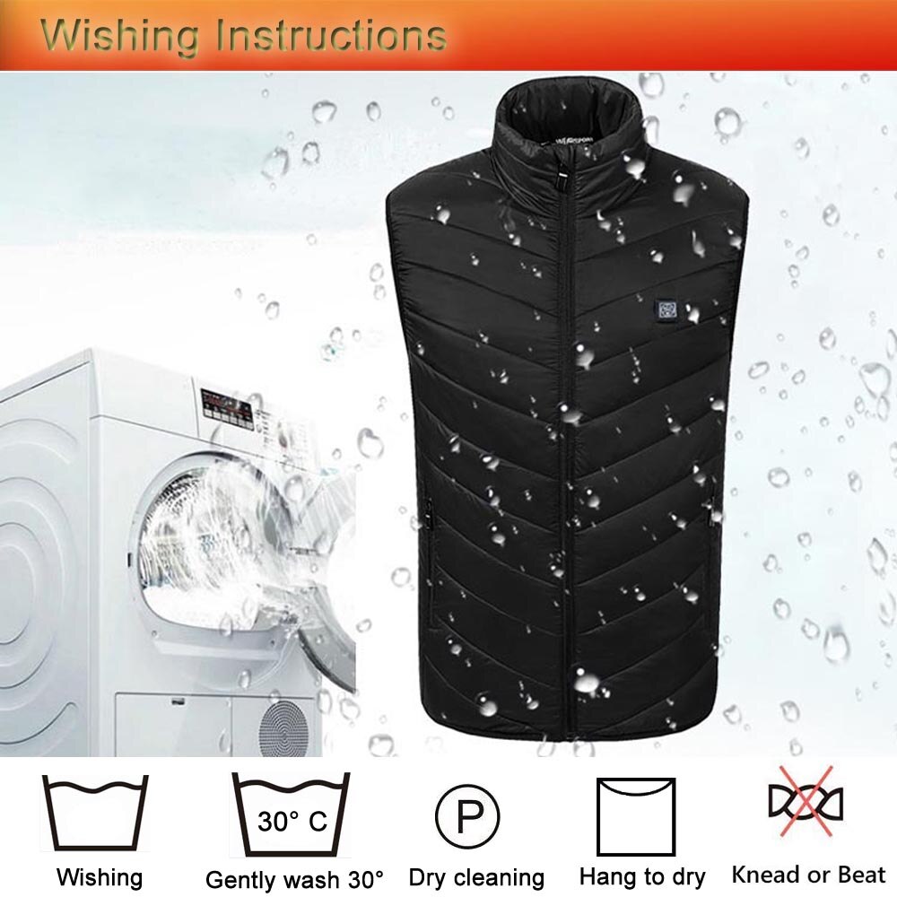 Outdoor Usb Infrarood Verwarming Vest Jas Mannen Vrouwen Winter Elektrische Thermische Kleding Vest Voor Sport Wandelen