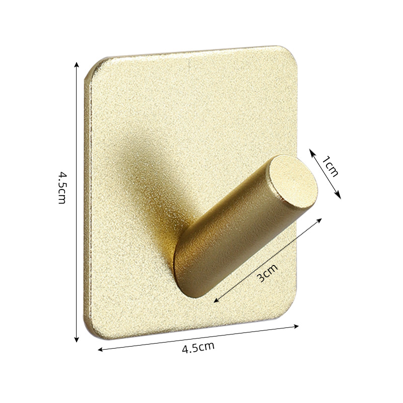 Self Adhesive Wall Hooks Towel Holder Bathroom Door Key Cloth Coat Robe Hanger Kitchen Hardware Rack Bag Hook Organizer