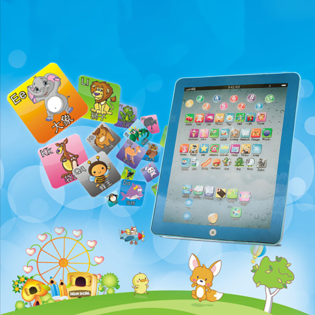 Barns surfplatta ipad läsmaskin barns språkstudie bord mini engelska barn touch ipad barn baby leksaker