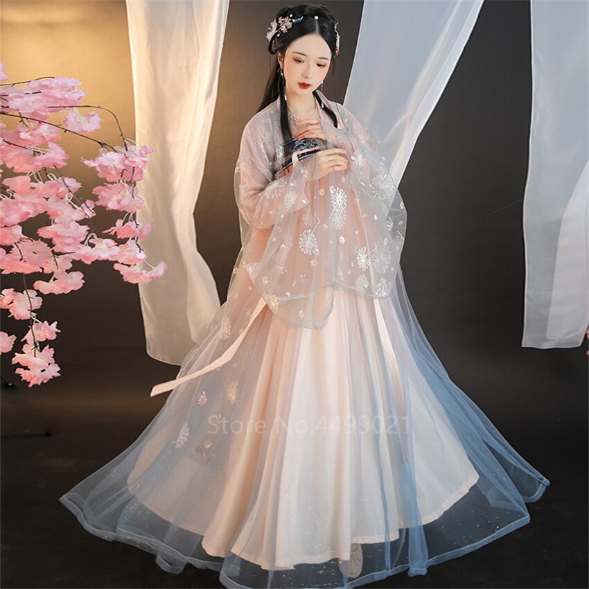 Hanfu Women Dress Chinese Traditional Clothing Fes... Vicedeal