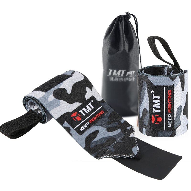 TMT Dragonne Poids Levage Bandage Main Crossfit Haltère Haltérophilie Poignet Bracelet Sport Bandage Formation Sécurité: Gery
