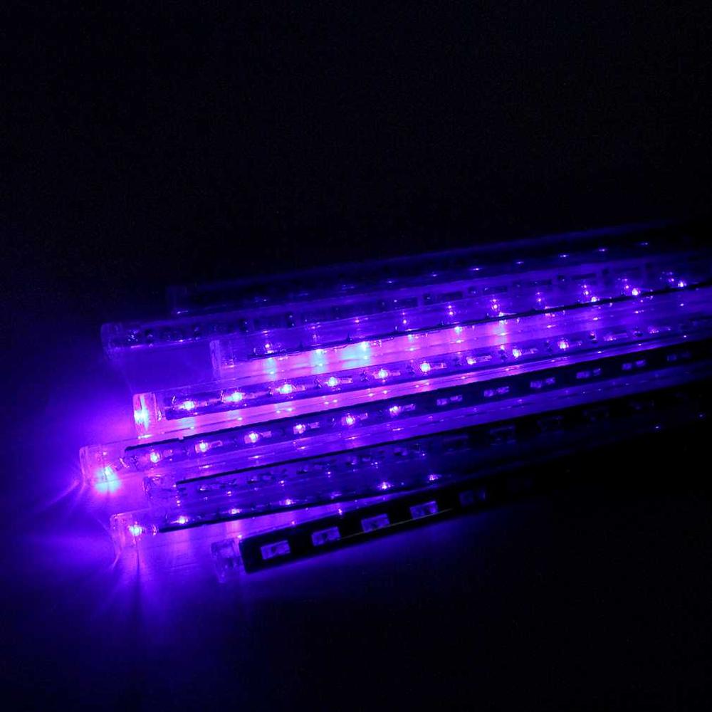 30cm LED Meteor Shower Rain Tube Lights Outdoor Decor Landscape Lighting Garland 18 SMD Fairy Tree Road Lamp Christmas: Blue