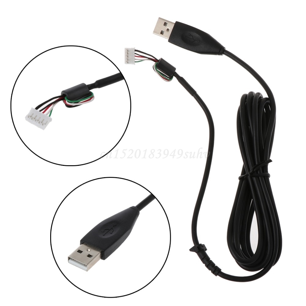 Durable Nylon Braided Line Mouse Cable Replacement Wire For Logitech G502/G402 Mouse