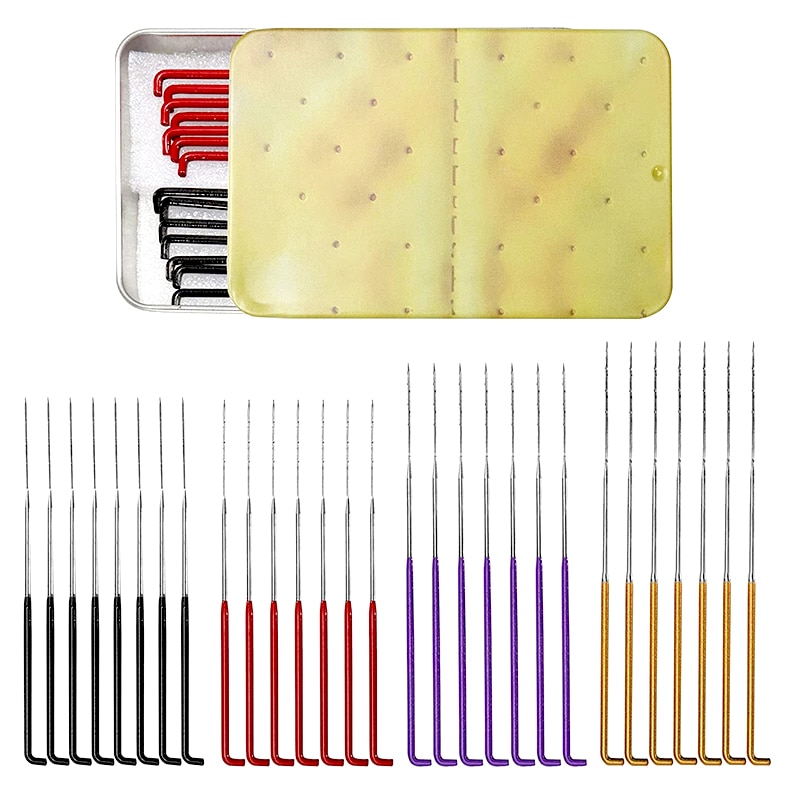 LMDZ 4 Sizes 28 Pieces Felting Needles Kit, Felting Tools Needle Felting Needles Set for DIY Wool Felt Art Crafts (XS,S,M,L)