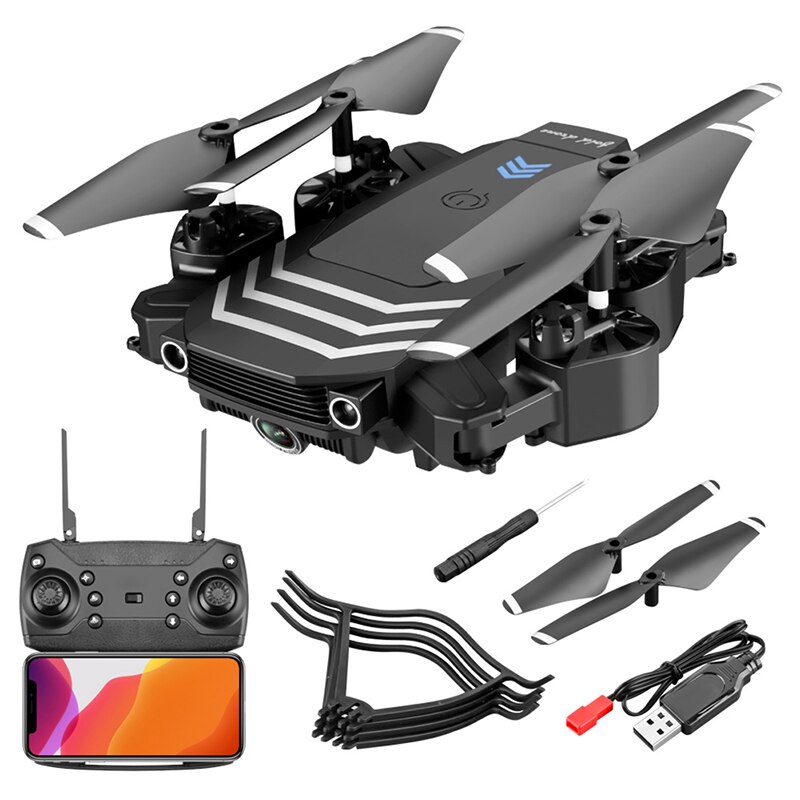 Ls11 4k hd dual kameraer mini drone 1080p mini foldbare dron fpv wifi droner quadcopter hold mode dual kameraer