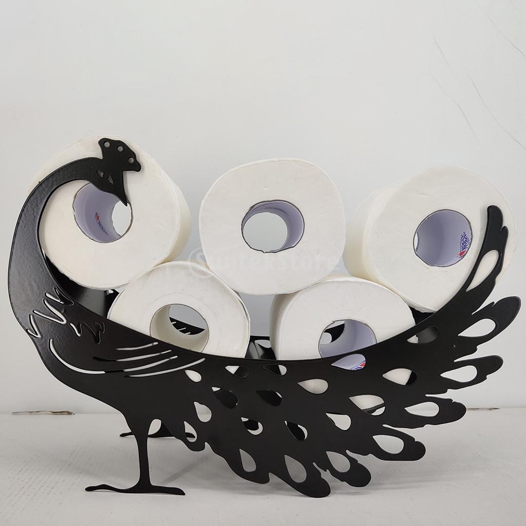 Porte-rouleau de papier toilette en mouton, support mural en fer ou autoportant, rangement de mouchoirs de salle de bain, peut contenir 7 rouleaux de panier de papier toilette: Phoenix