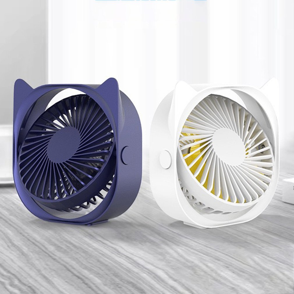 Office Desktop Draagbare Desktop Kleine Elektrische Ventilator Thuis Mute Usb Mini Ventilator Draagbare Mini Ventilator Handheld Fan