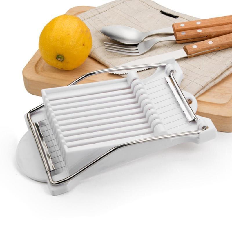 Stainless Steel Ham Slicer Lunch Meat Slicer Banana Cutter Egg Sausage Slicer Home Multifunctional Kitchen Gadgets @LS