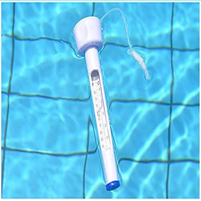 Outdoor indoor swimming pool temperature glass thermometer easy use
