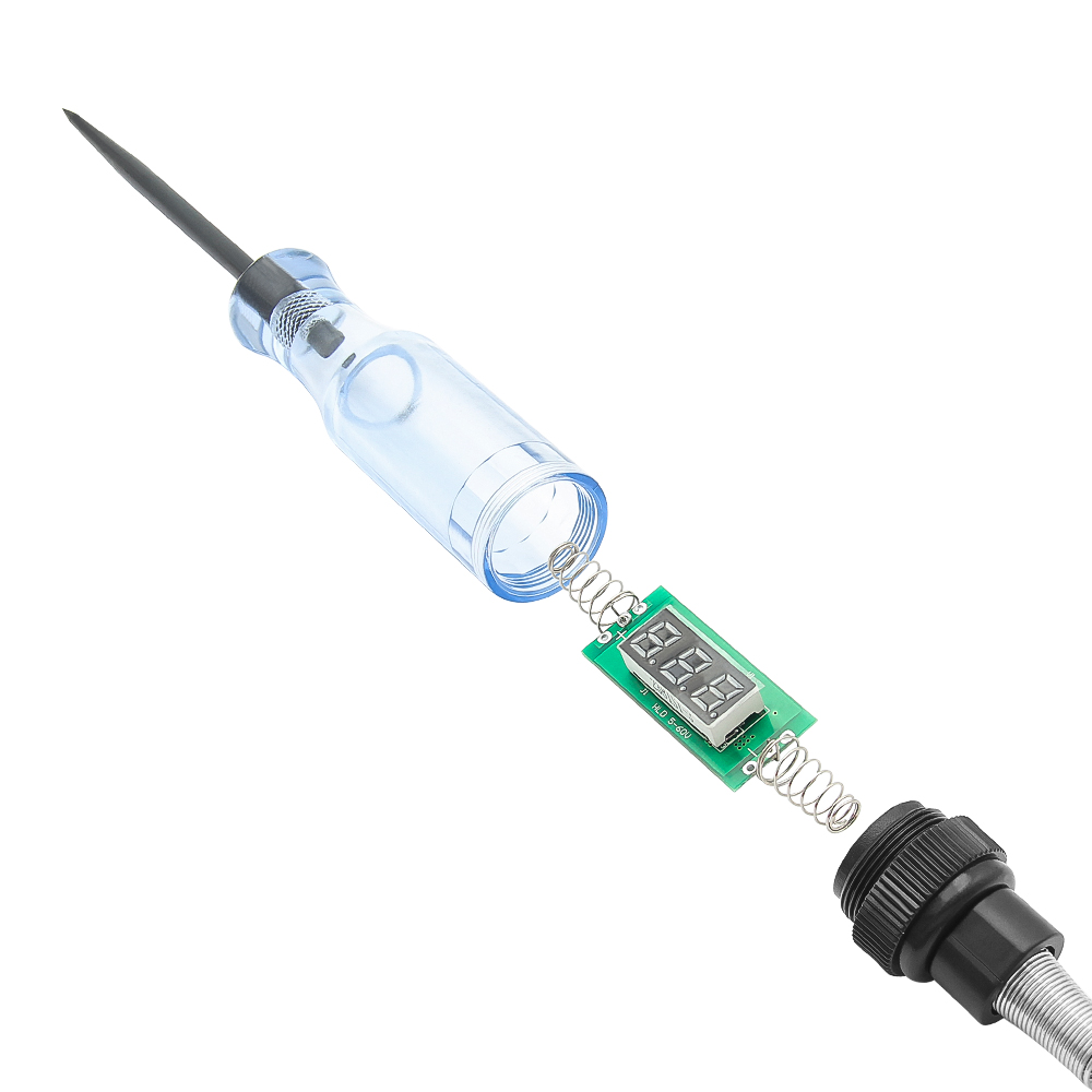 LED DC 6V 12V 24V Elektrische Circuit Tester Digitale Display Lange Sonde Pen Gloeilamp Auto diagnostische Hulpmiddelen Alleen Voor Auto's