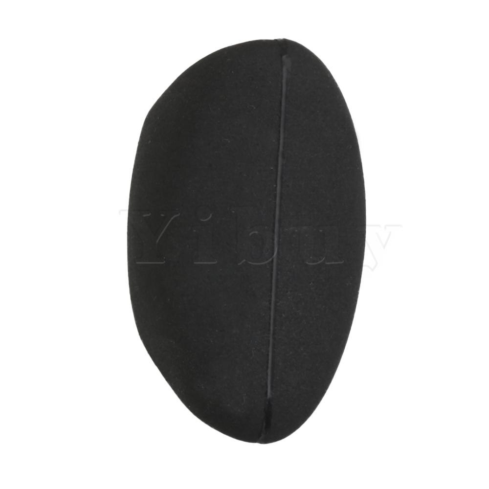 Yibuy flauta reposapiés de goma cojín negro instrumentos flauta Accesorios: Black