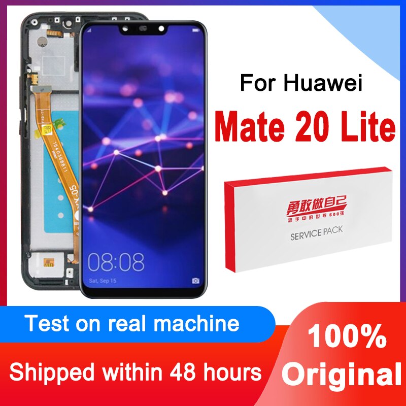 Sostituzione Display originale da 6.3 &#39;&#39;per Huawei Mate 20 Lite Display LCD Touch Screen Digitizer Assembly per pannello LCD Mate20 Lite