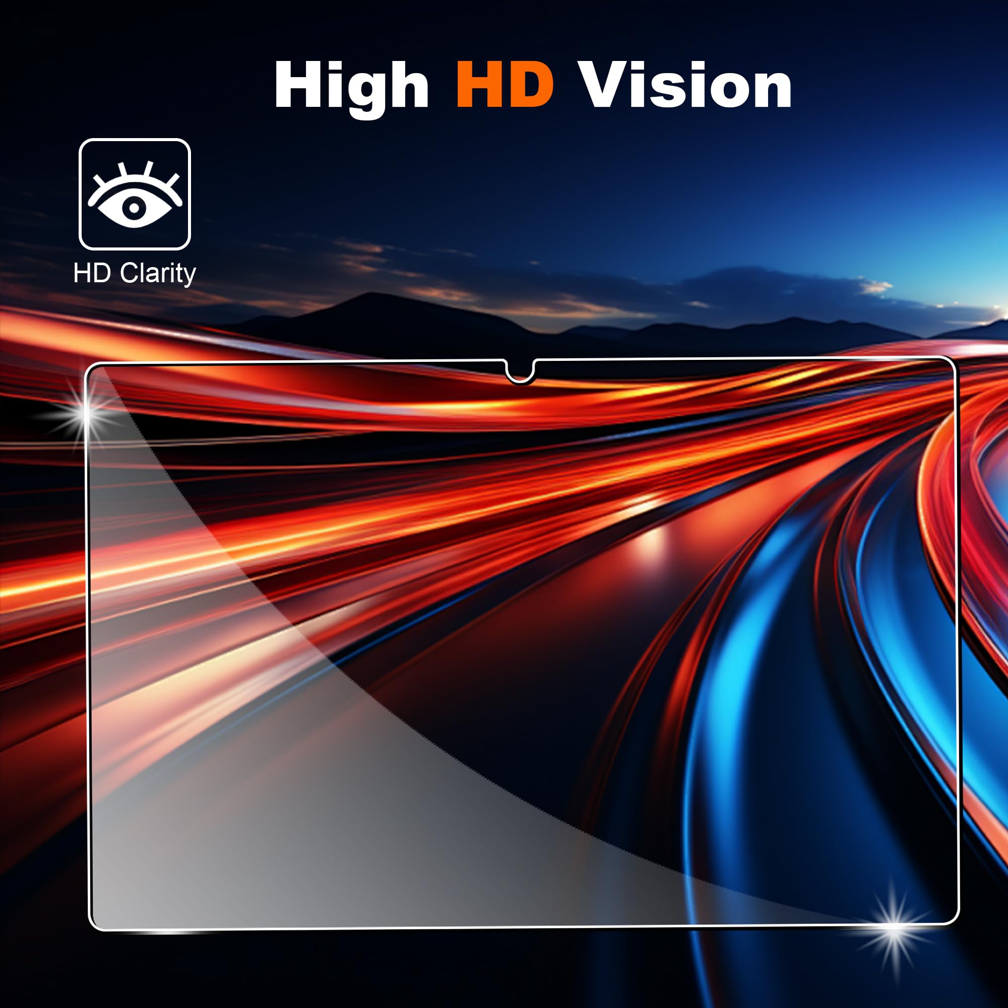 Displayschutzfolie für Lenovo Tab 10,1 Zoll (2025) TB311FU / TB311XU, gehärtetes Glas, blasenfrei, HD-Schutzfolie mit hoher Reaktion