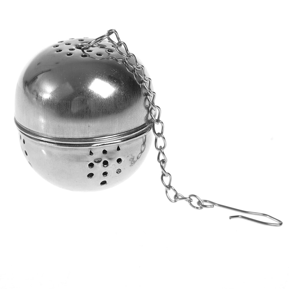 Ball Filter Tea Infuser Stainless Steel Ball Herbal Spice Filter Diffuser Tea Strainer Tea Locking Spice Egg Shaped Ball: Default Title