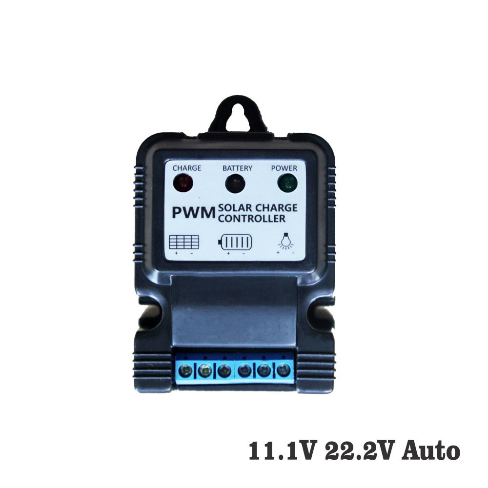 10A 11.1V 22.2V PWM Solar Panel Charger 3pcs 6pcs 3.7V Li-Ion Lithium 3s 6s Acculader Batterys PV Straat licht lamp