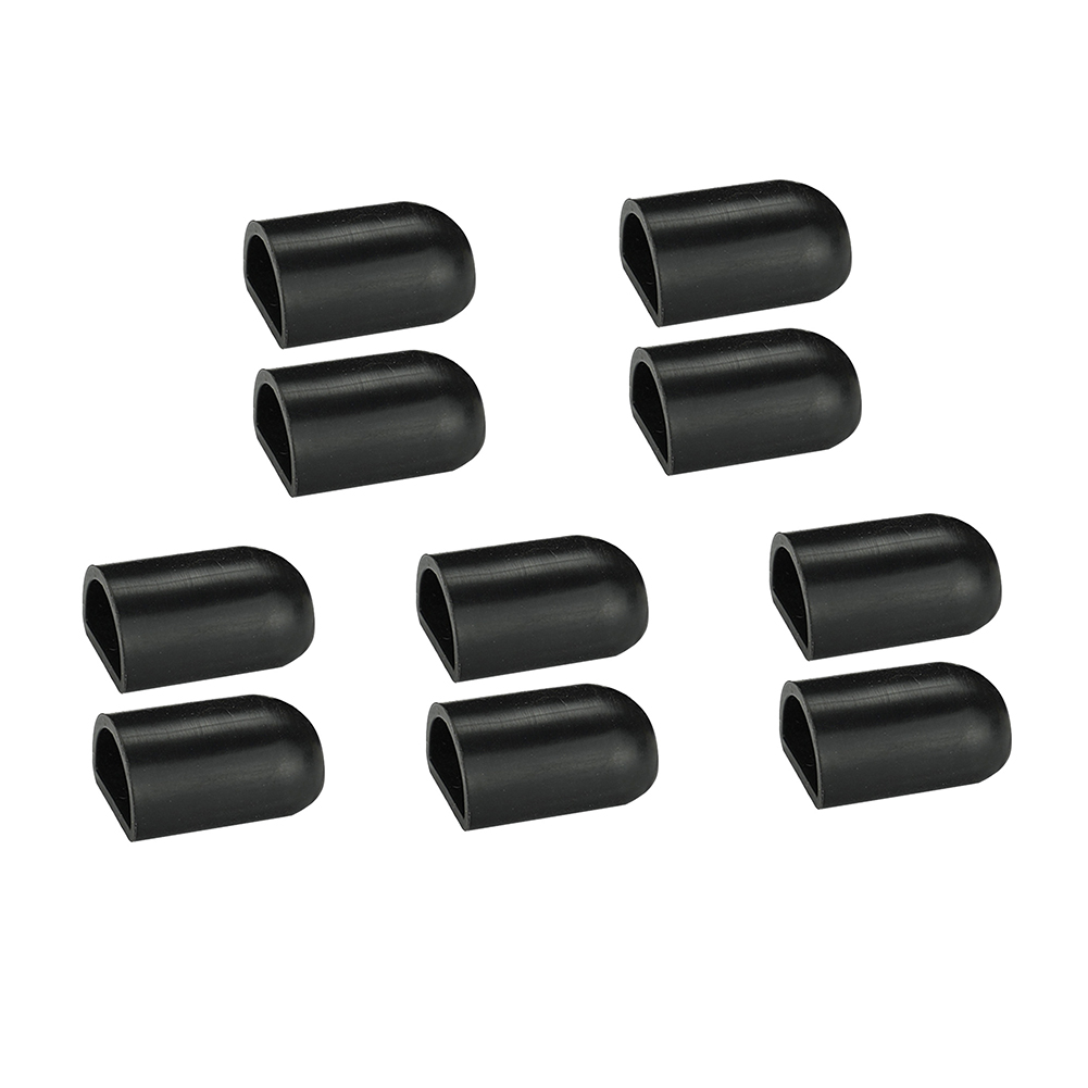 20/10/2個シリコーンスクーターフットレストスリーブキビxiaomi M365/プロninebot ES2/ES4スクーターアクセサリーxiaomi: 10pcs Black