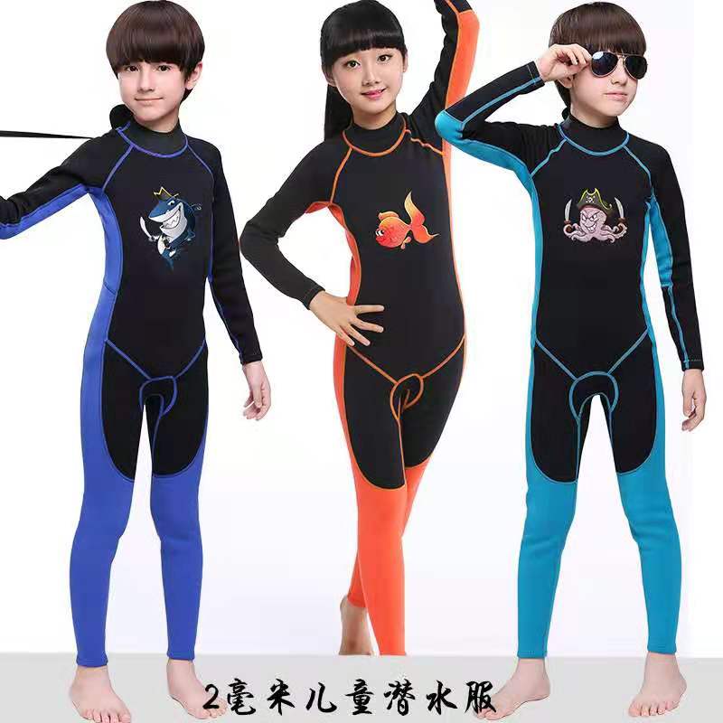 MYLEDI 2 MILLIMETRI di Neoprene Mute Vestiti del capretto delle ragazze Dei Ragazzi Scuba Diving Umido di Un Pezzo Posteriore Della Chiusura Lampo Per Lo Snorkeling Per Bambini diving Mute