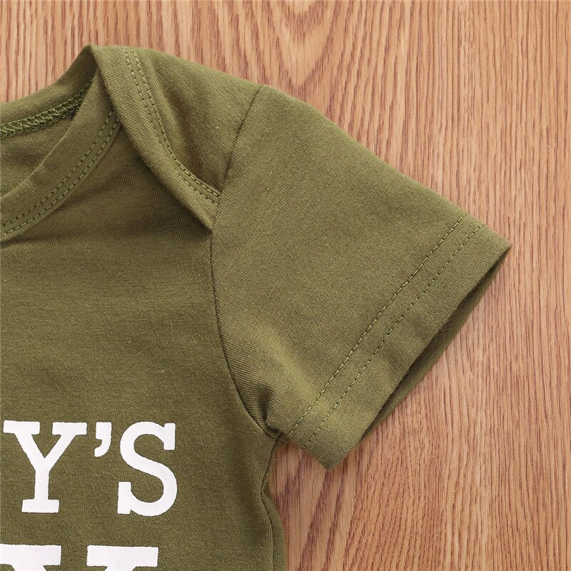 Brand Zomer Peuter Kids Baby Jongen Meisje Baby Kleding Romper Tops Camo Print Broek Hoofdband Hoed Outfits 3 stuks Set