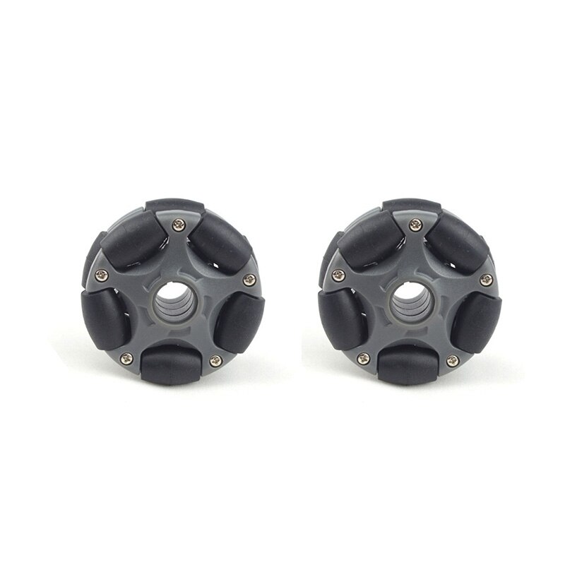 2Pcs 58Mm Plastic Omni Wheel For Robot Kit Servo Motor Omni Wheel 14135: Default Title