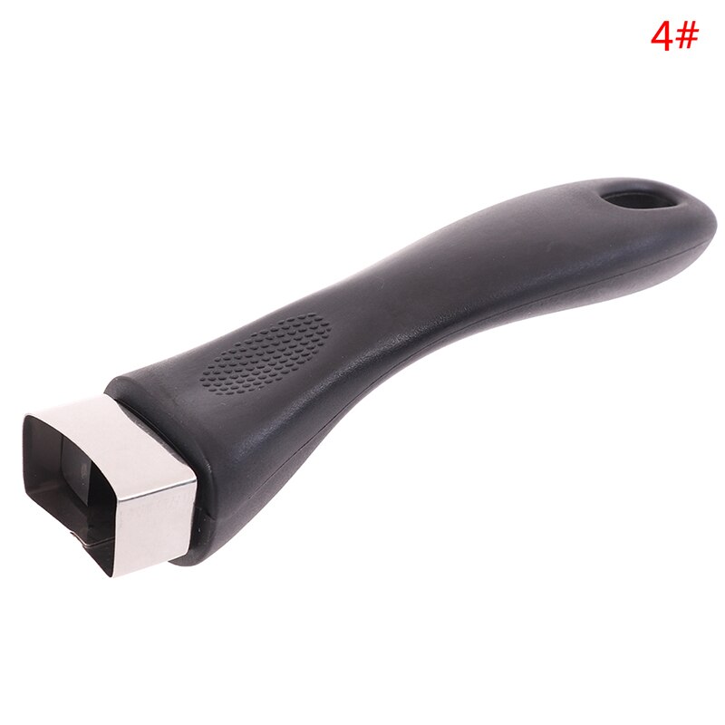 Cabo de panela ergonômico para uso doméstico, longo, anti escaldante, universal, acessórios de cozinha, substituição, removível, baquelite: D