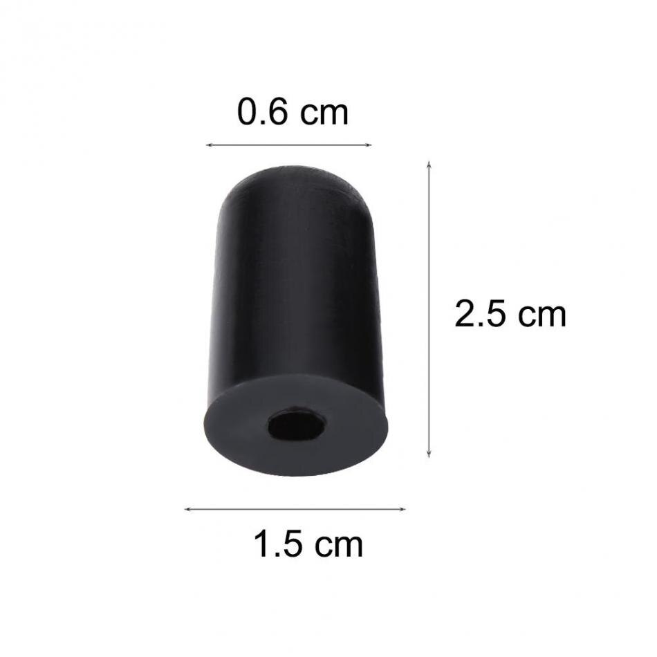4 Stks/partij Rubber Cello Eindpin Protector Antislip Cello Eindpin Tip Cap Instrument Protector