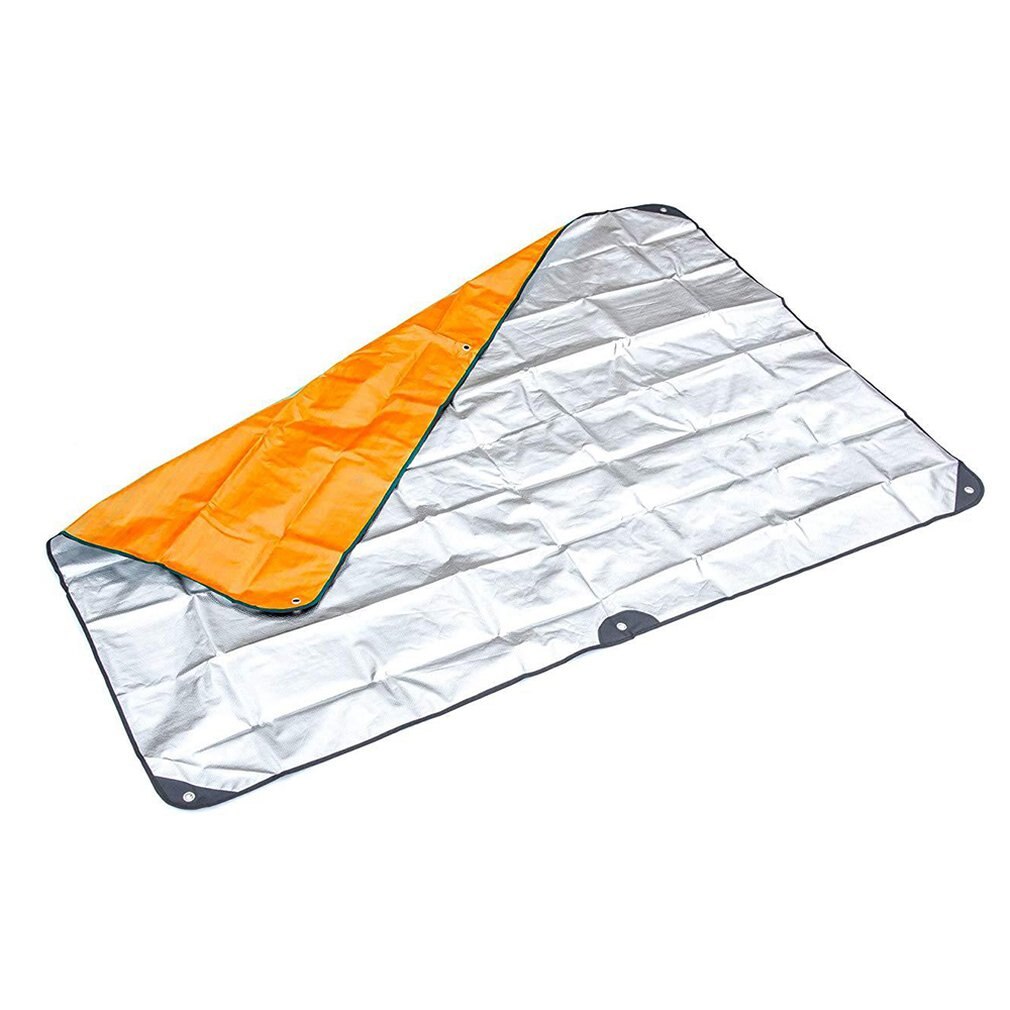 Ehbo-deken voor buiten, noodslaapzak, isolatie, reflecterende oranje aluminiumfolie