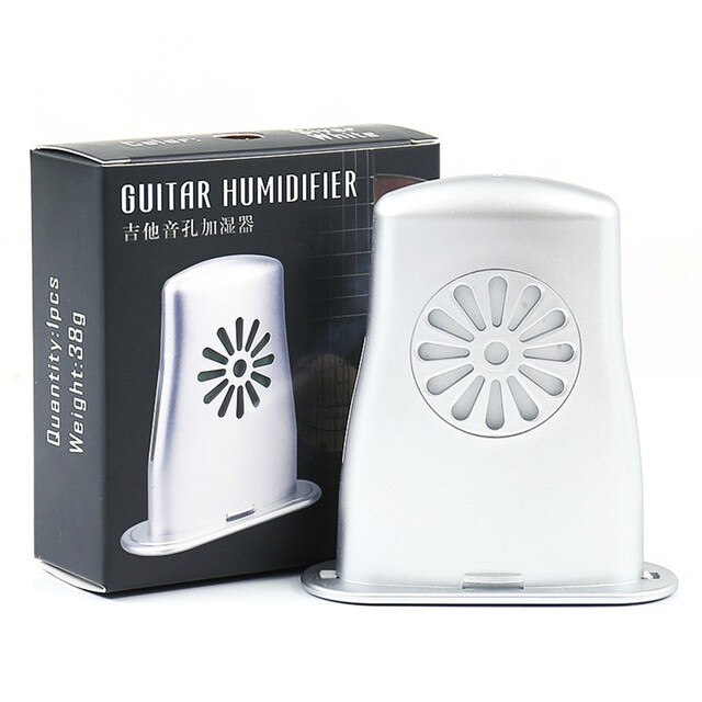 Acoustic Guitar Sound Hole Humidifier Anti-drying Moisture Tank Portable Guitar Humidifier Instrument Care Humidity Adjustment: Silver