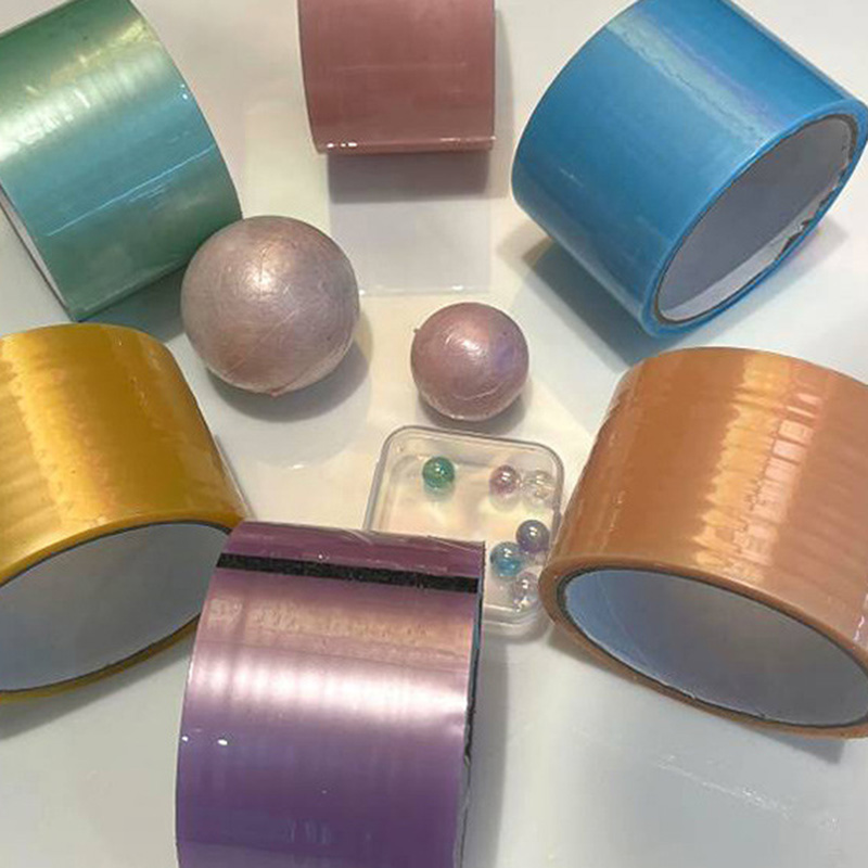 Band Ball Klebebänder farbige Dekompression kleber Rollen DIY lustige Spielzeug Farb kugeln machen bunte klebrige Kleber Spielzeug Gefälligkeiten