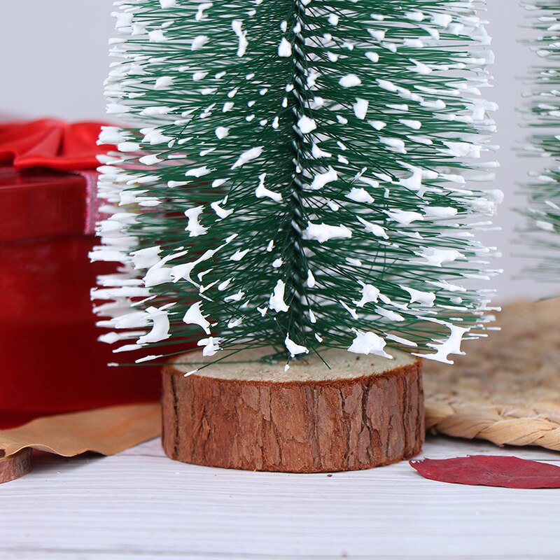 Hermosa mesa árbol de Navidad decoración Festival miniatura Navidad Pino árbol pequeño árbol de Navidad
