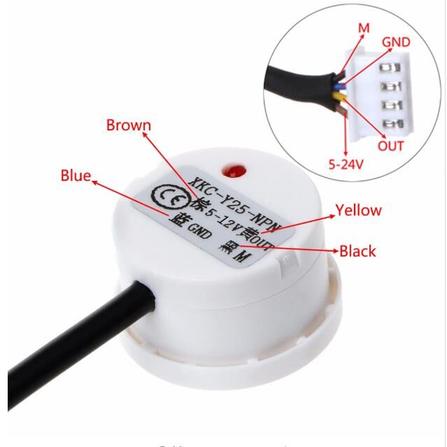 Sensor de nível líquido sem contato tipo pós sensor de detecção de nível de água interruptor indutivo líquido de detecção de nível de água