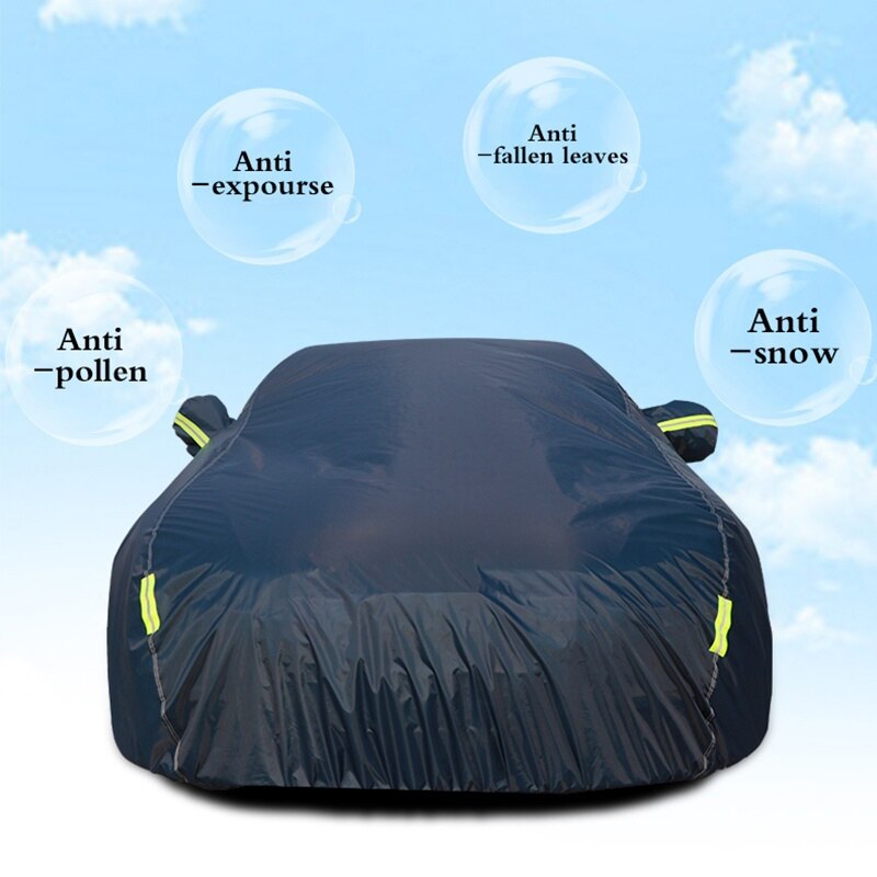 Auto Reflektor Staub Regen Schnee Wasserdichte Auto Im Freien Sonnenschutz Abdeckung Schutz Volle Abdeckung Auto Exterior Zubehör: Default Title