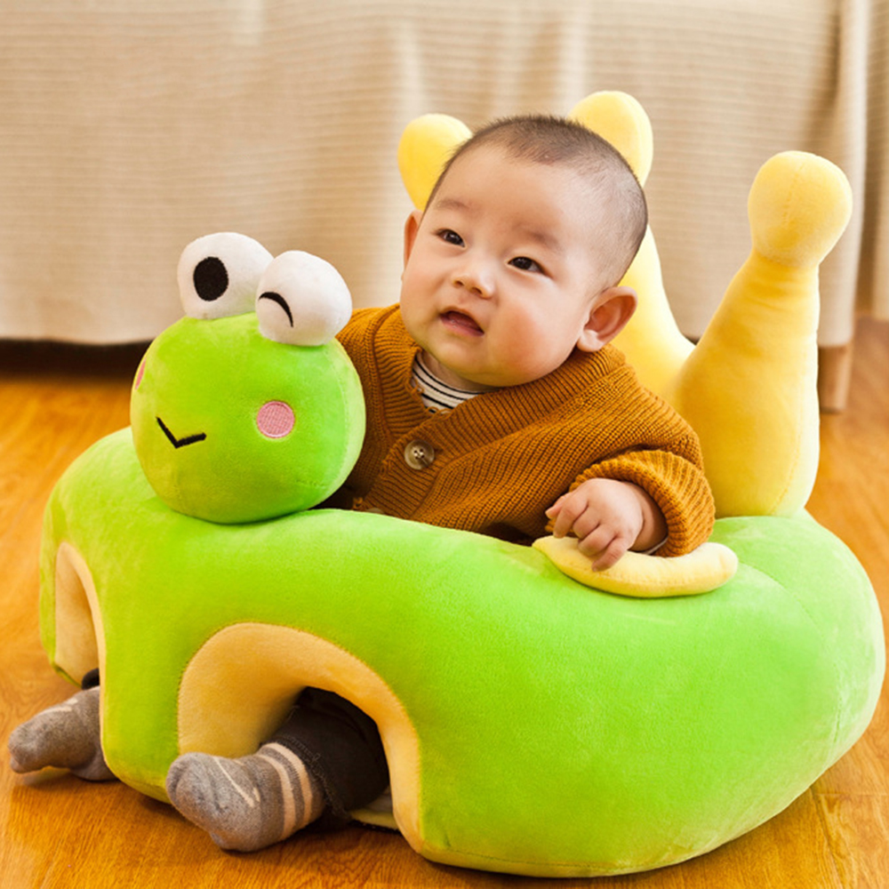 Enfants en peluche canapé Support siège bébé en peluche chaise apprendre à s'asseoir Anti-chute siège couverture enfant en bas âge nid lavable berceau canapé chaise