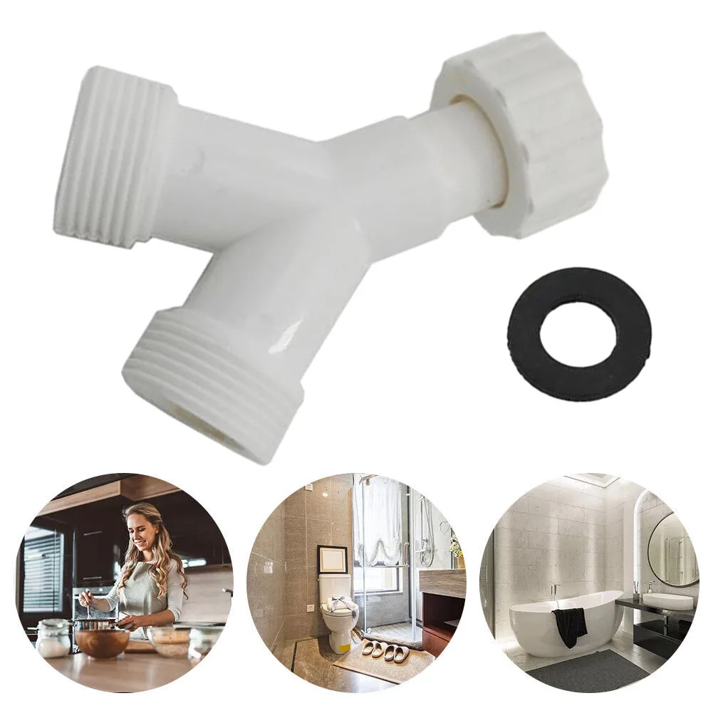Y-splitter Gezamenlijke adapter Overlooppijp Vaatwasser Wasmachine Dubbele inlaat Afvoerpijp Gootsteenverbinding 6-punts T-stukpakking