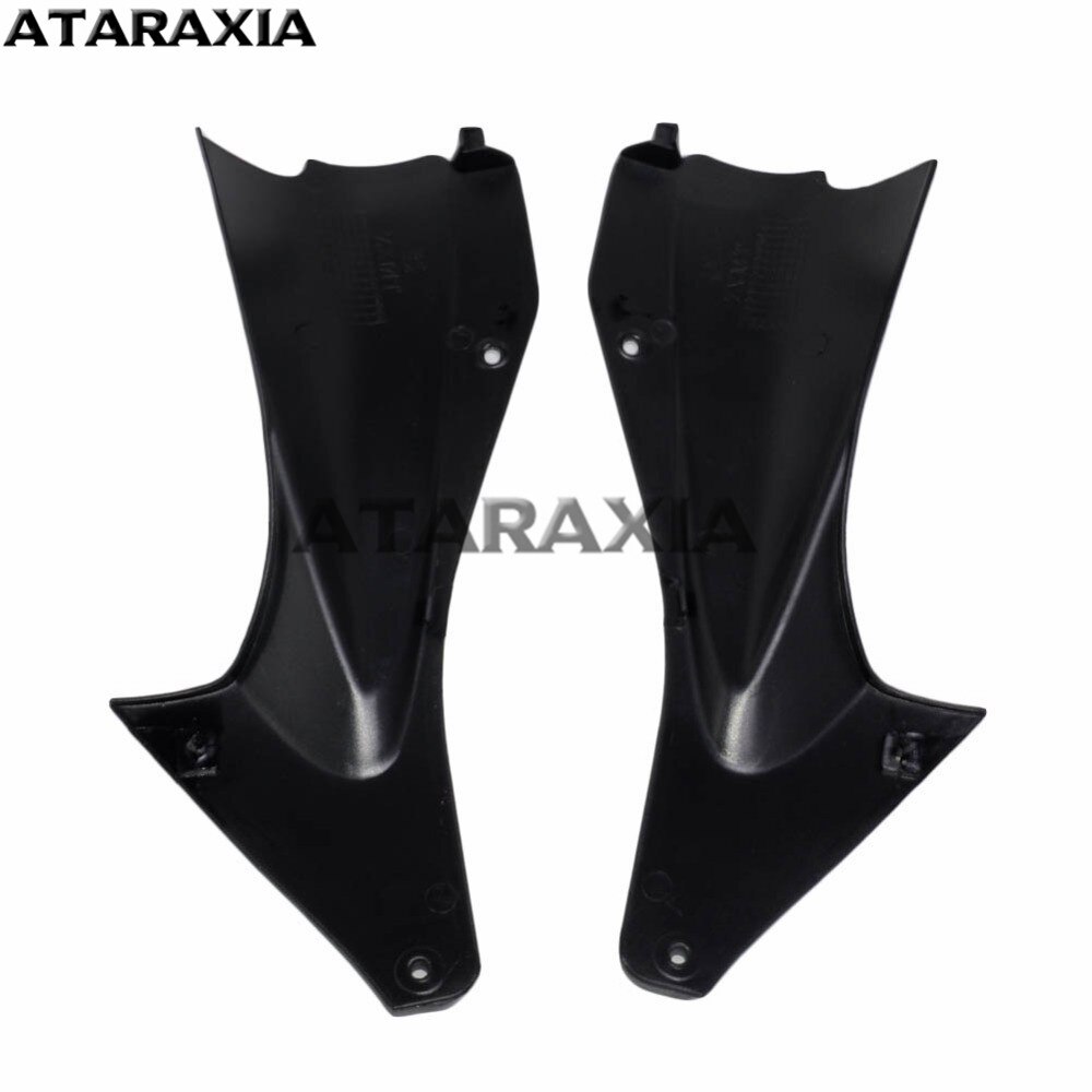 Motorcykel dele 06-07 yzfr 6 motorcykel kåbe luftkanal sidedæksel plastik sort til yamaha yzf -r6 yzf  r6 2006 2007 06 07