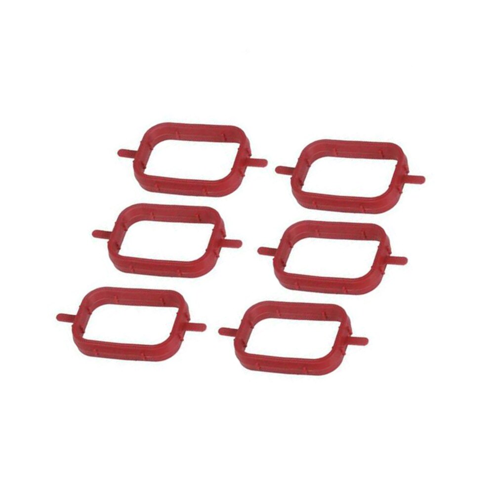 6Pcs 33mm Plugs With Intake Manifold Gasket For BMW M57 E39 E60 Swirl Blank Flap Repair Fix Delete Kit With Intake Gasket