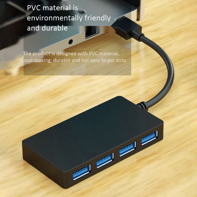 Docking Station, Lightweight and Durable Portable 4-Port Docking Station Suitable for Laptop