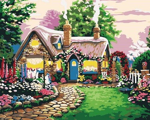 HUACAN pintura al óleo por números paisaje DIY fotos por números Paisaje del mar Kits de dibujo lienzo pintado a mano decoración del hogar: SZYH6016