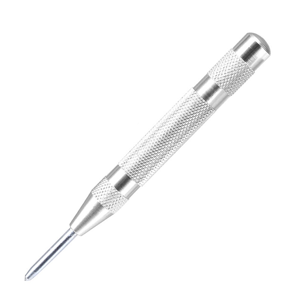 Automatic Center Pin Punch Spring Loaded Marking Starting Holes Tool Wood Press Dent Marker Woodwork Tool Drill Bit: NO.4