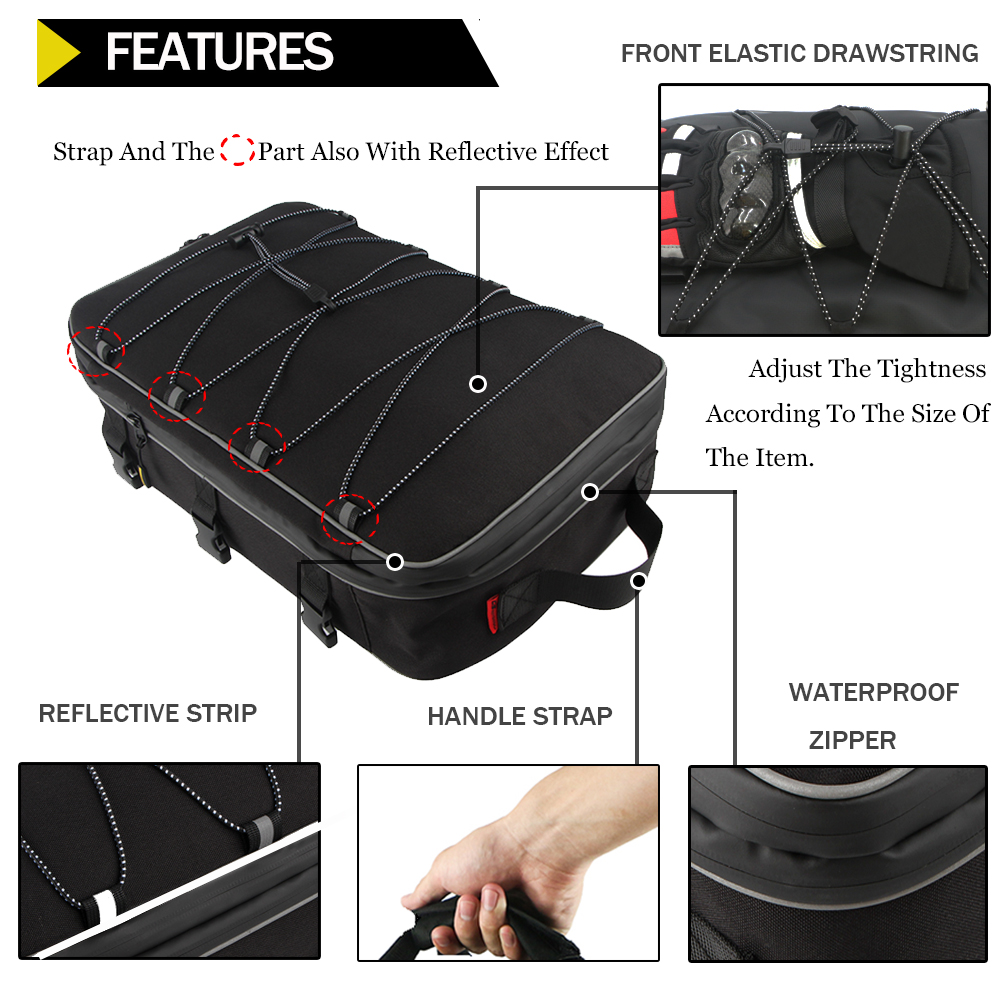 Bolsa superior de 40 años para R1200GS GSA R 1250 GS LC Adventure 2022 F750GS F850GS ADV, bolsas de equipaje