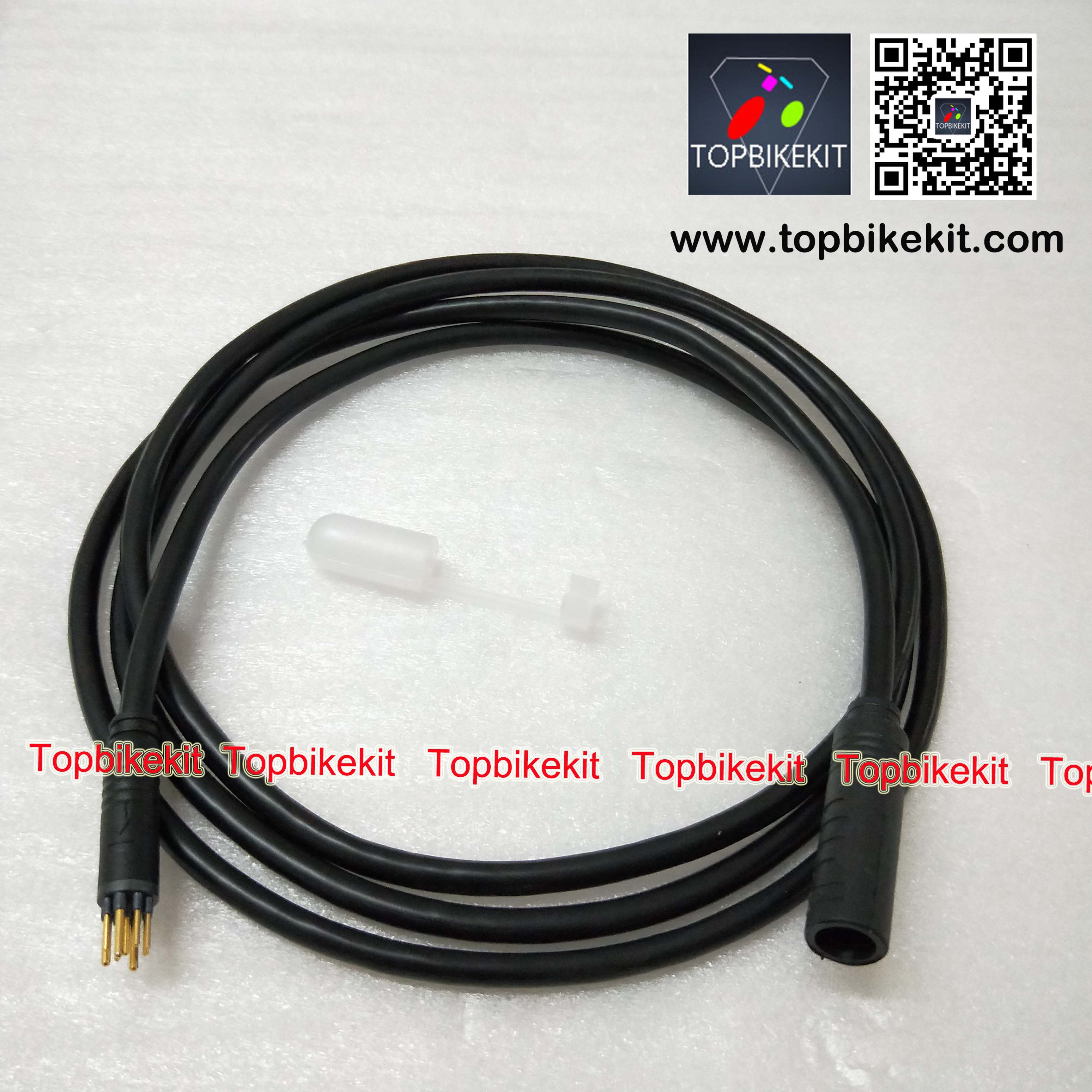 Ebike 24V 250W / 36V 250W controller KT Torque Simulation Sine Wave Controller Julei Waterproof plug S06S controller: 9pin cable only 1.9m