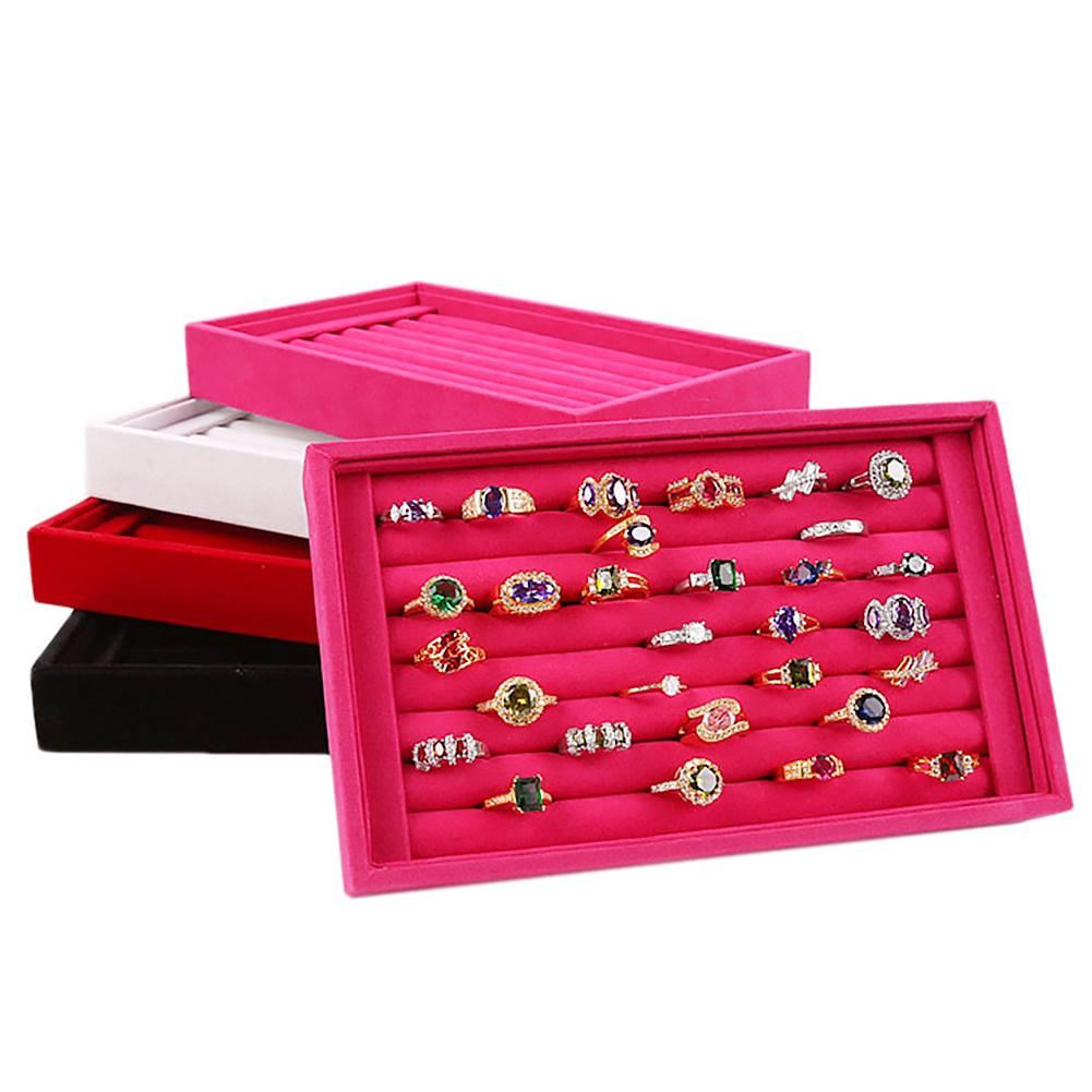 Ring Ohrringe Organizer Ohr Studs Display Stand Halter Rack Tray Platte Box Fall Armband Armreif Frau Ringe Männer Ohr Stud lagerung