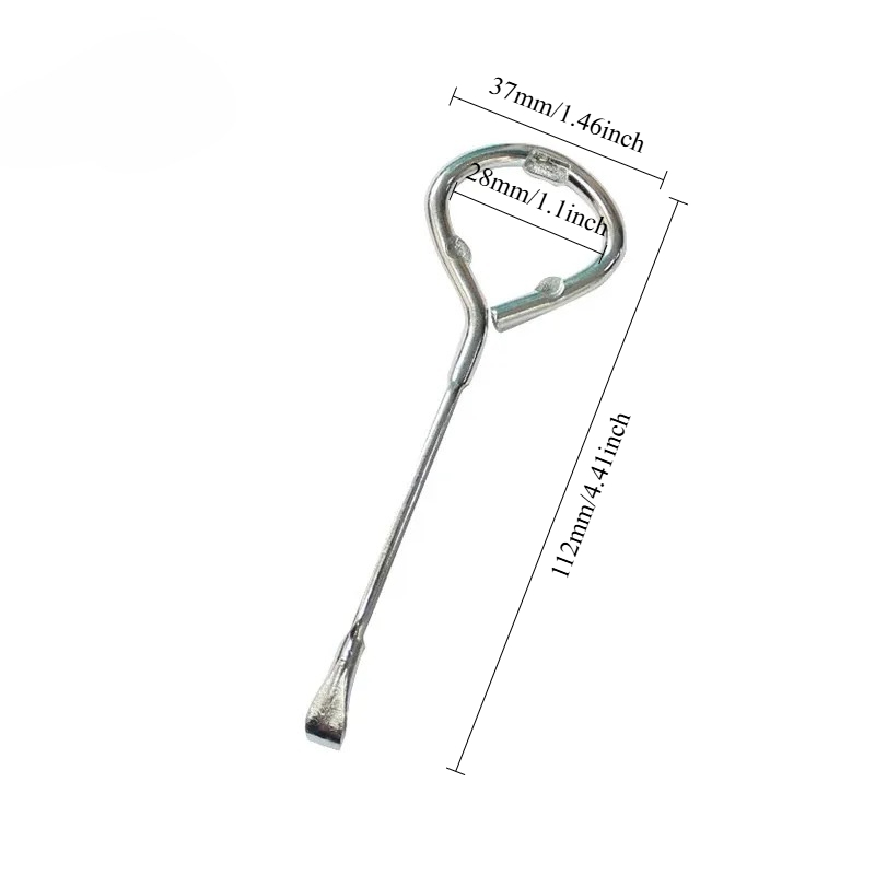 6Pcs Alloy Steel Portable Paint Bucket Jar Can Opener Simple Multifunctional Metal Soda Beer Bottle Gripper Openers