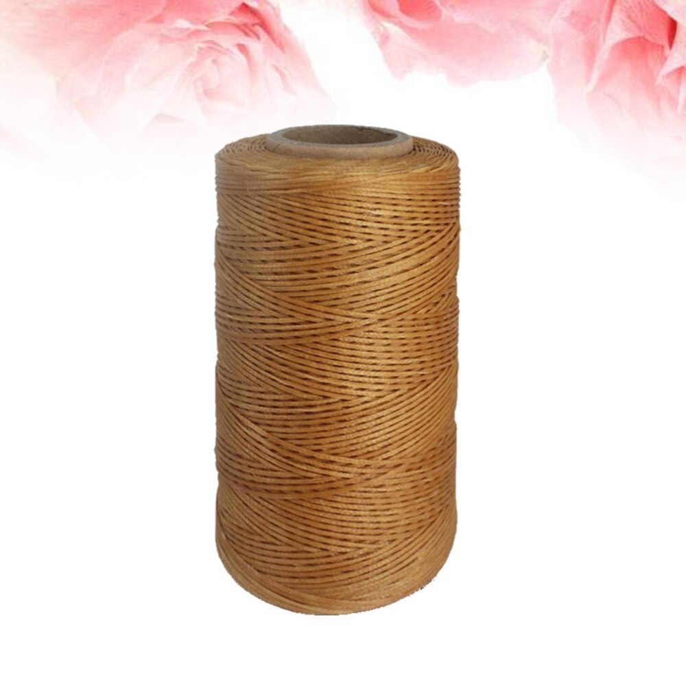 Hilo de cera para coser cuero 150D, 0,8mm, manualidades, herramientas de cuero para manualidades, costura artesanal de cuero, línea especial encerados lisos (26