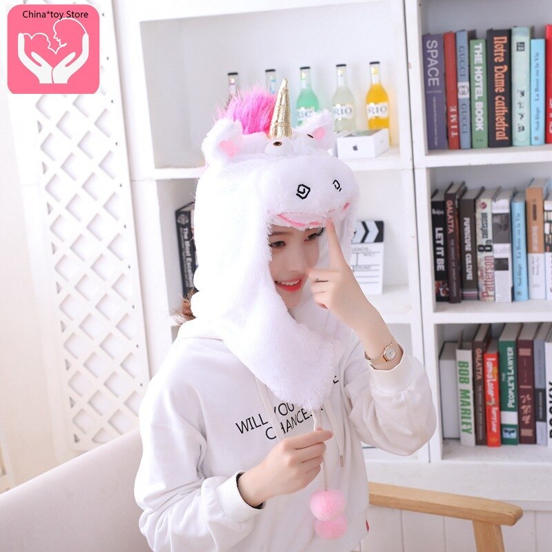 Vibrato jouet blanc tout compris licorne couvre-chef chapeau Photo accessoires Photo Airbag chapeau PP coton